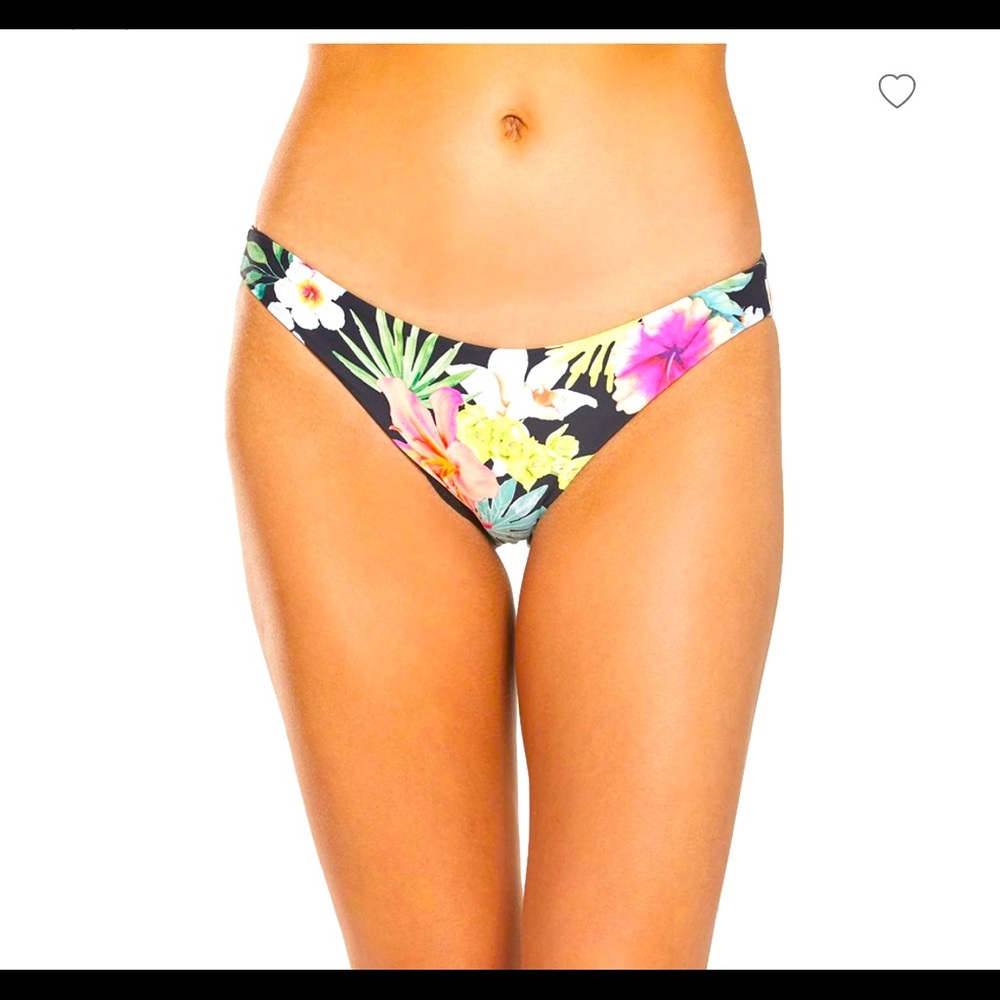 NWOT Rip Curl Sweet Aloha Reversible Hipster Bikini Bottoms ~ Size Large